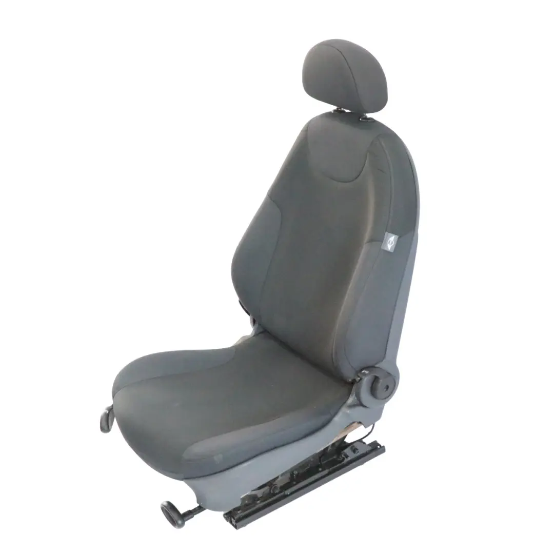 Front Right O/S Cloth Fabric Molette Seat Panther Black Interior to Mini R50 R52 with Part number 7131936 Mini R50 R52 Front Right O/S Cloth Fabric Molette Seat Panther Black Interior - SKU 7131936-1 - Part number 7131936