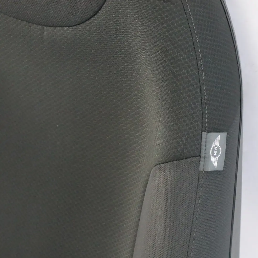 Front Right O/S Cloth Fabric Molette Seat Panther Black Interior to Mini R50 R52 with Part number 7131936 Mini R50 R52 Front Right O/S Cloth Fabric Molette Seat Panther Black Interior - SKU 7131936-1 - Part number 7131936
