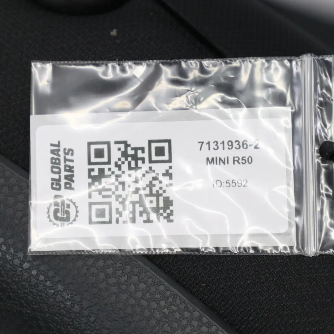 Mini R50 R52 Delantero Derecho Tela Molette Asiento Panther Negro Interior - SKU 7131936-2 - Número de pieza 7131936