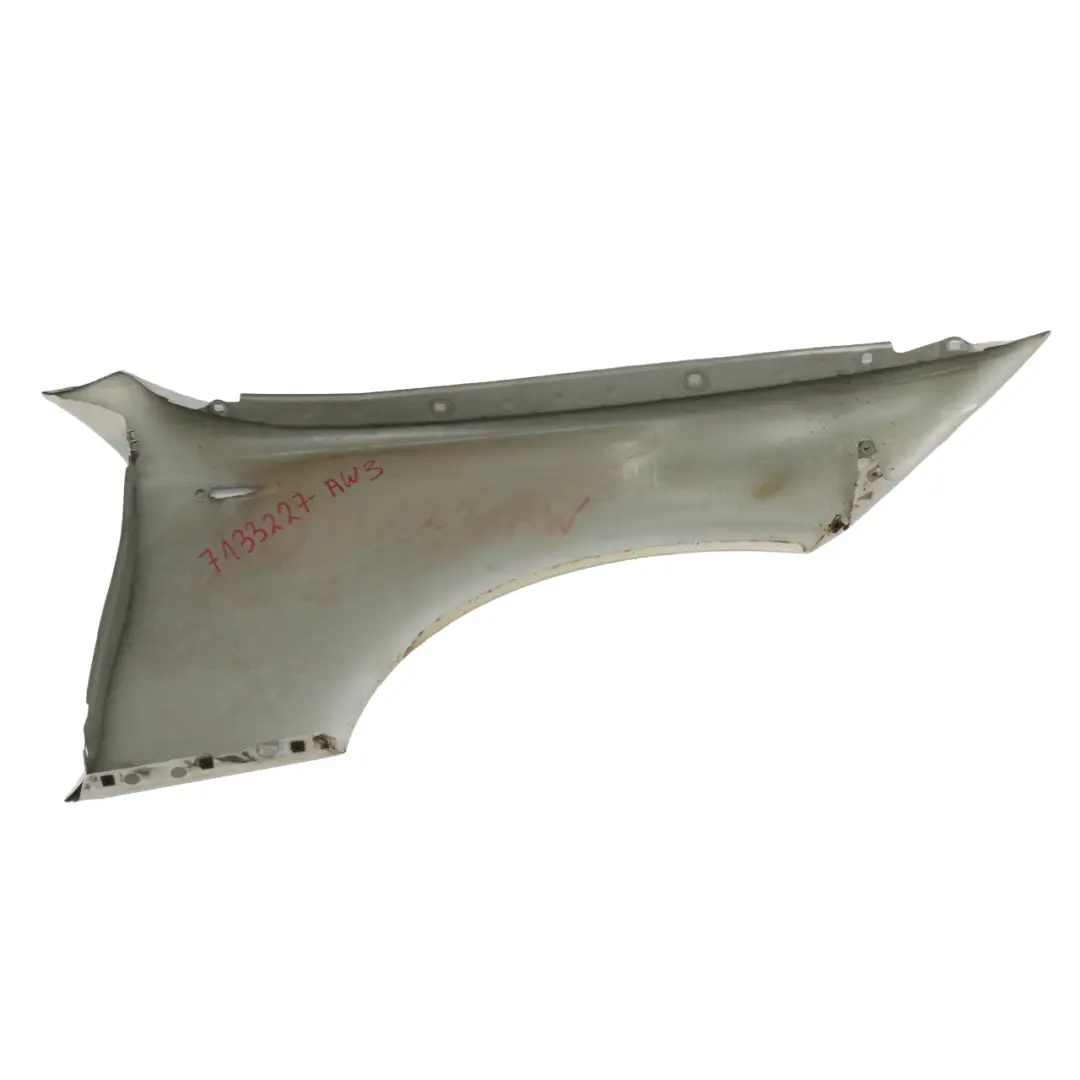 BMW E81 E87 Panel Lateral Guardabarros Delantero Izquierdo Alpine Blanco 300 - SKU 7133227-AW3 - Número de pieza 7133227