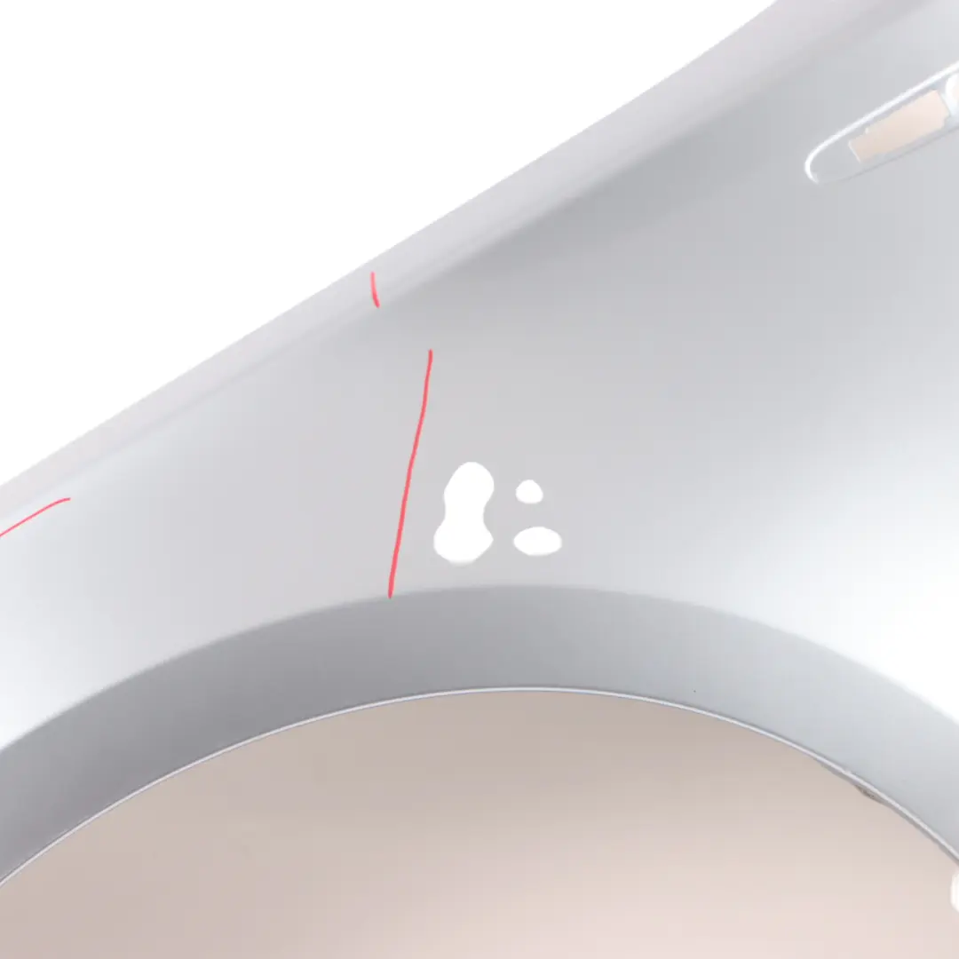 BMW E81 E87 Side Panel Wing Fender Front Left N/S Bluewater Metallic - 896 - SKU 7133227-WB - Part number 7133227