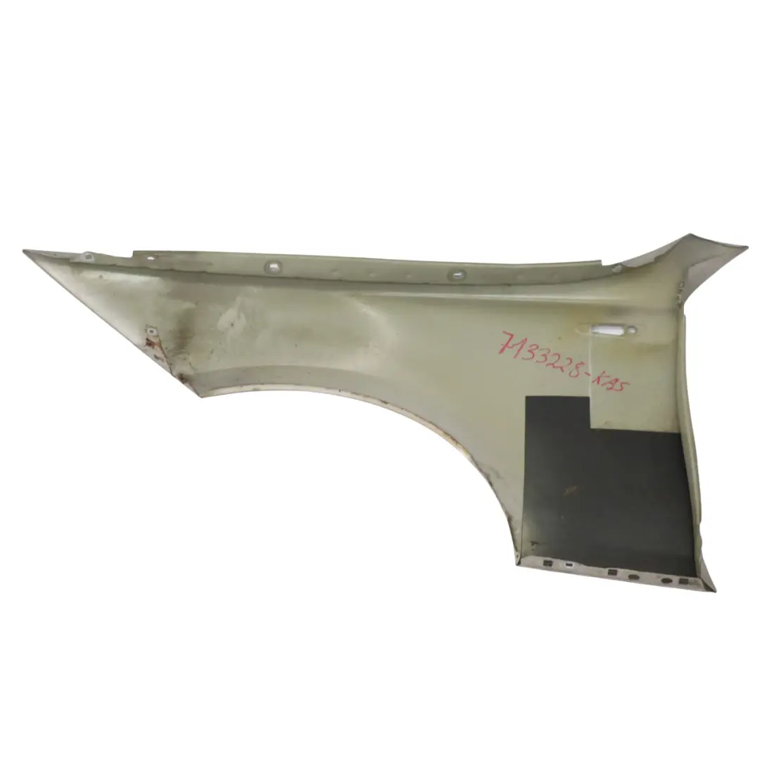 Panel Lateral Delantero Derecho Fender Kaschmirsilber - A72 para BMW E81 E87 con número de pieza 7133228 BMW E81 E87 Panel Lateral Delantero Derecho Fender Kaschmirsilber - A72 - SKU 7133228-KAS - Número de pieza 7133228