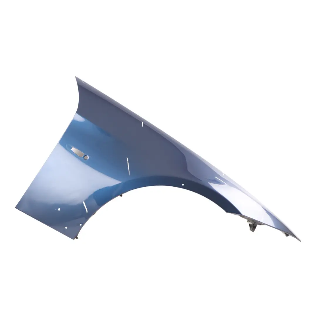 Side Panel Fender Wing Front Right O/S Mysticblau Blue Metallic to BMW E90 E91 with Part number 7135680 BMW E90 E91 Side Panel Fender Wing Front Right O/S Mysticblau Blue Metallic - SKU 7135680-MYS - Part number 7135680
