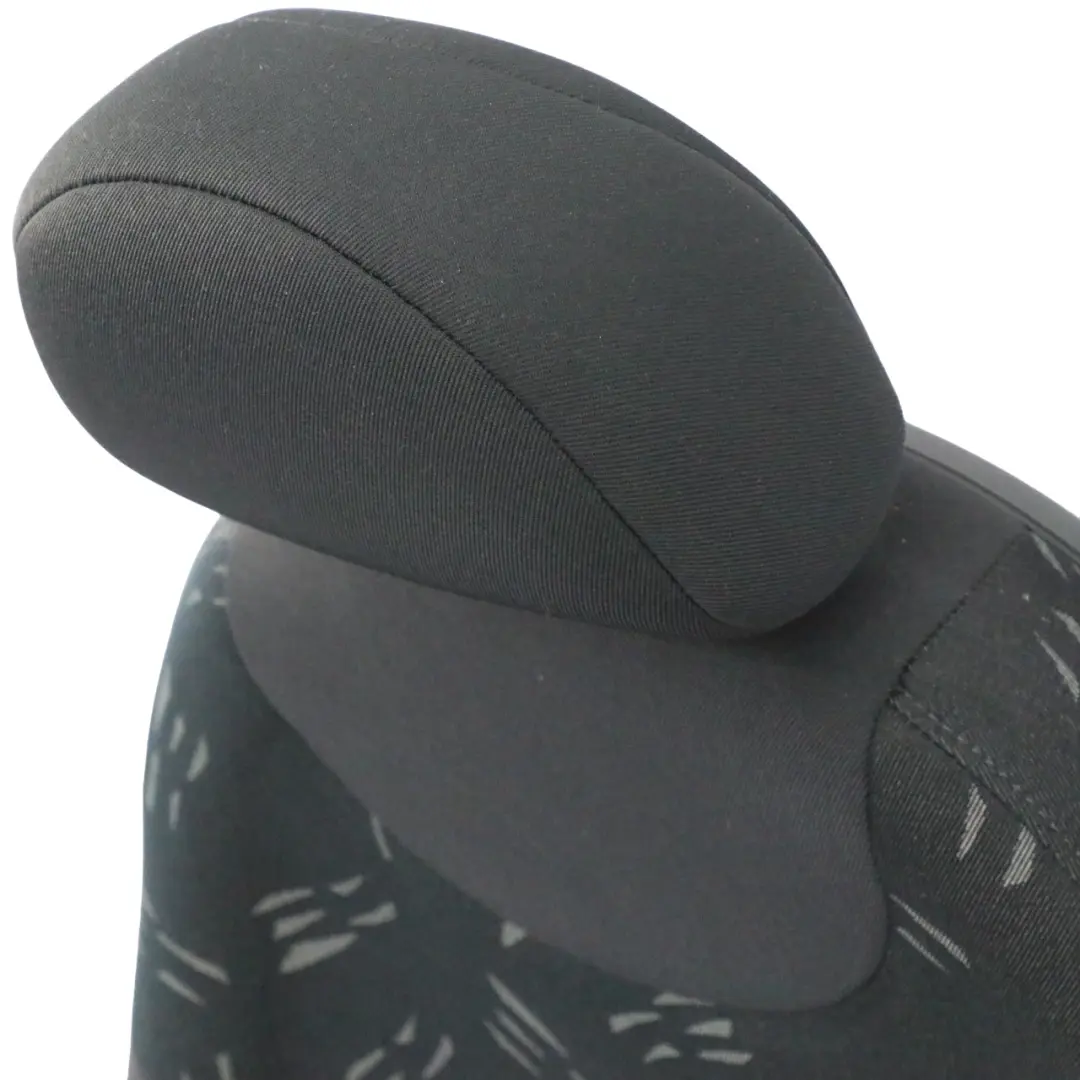 Mini Cooper One R50 Front Right O/S Cloth Fabric Random Seat Panther Black - SKU 7136282-1 - Part number 7136282