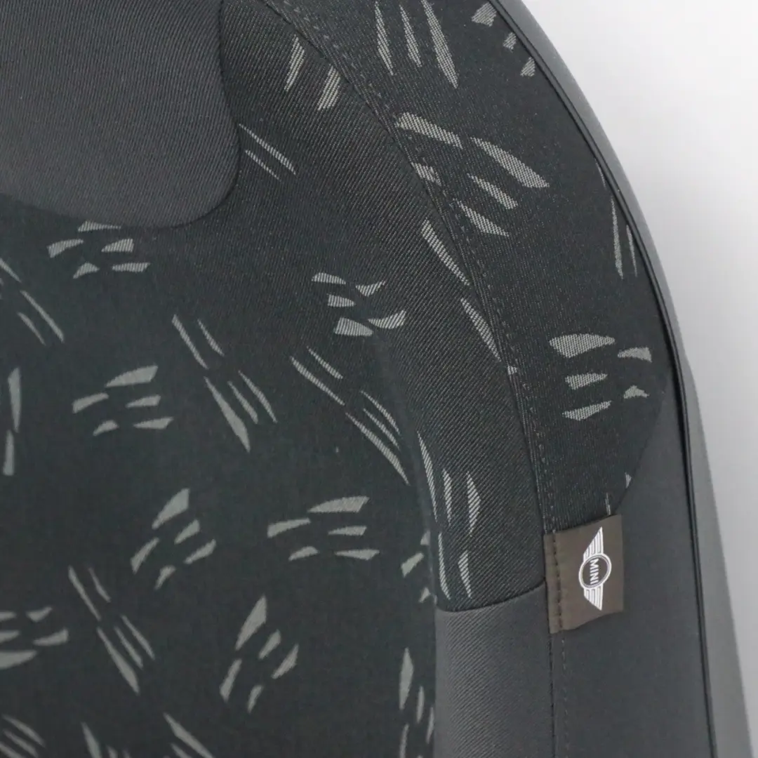 Delantero Derecho Tela Asiento Random Panther Negro para Mini Cooper One R50 con número de pieza 7136282 Mini Cooper One R50 Delantero Derecho Tela Asiento Random Panther Negro - SKU 7136282-1 - Número de pieza 7136282