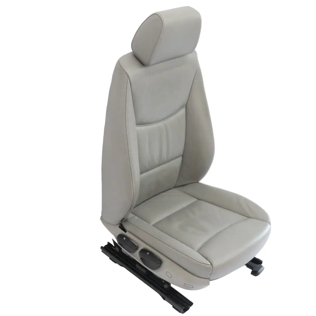 BMW E90 E91 Fotel Prawy Przedni Skórzany Dakota Szary - SKU 7147744-1 - Numer Części 7147744