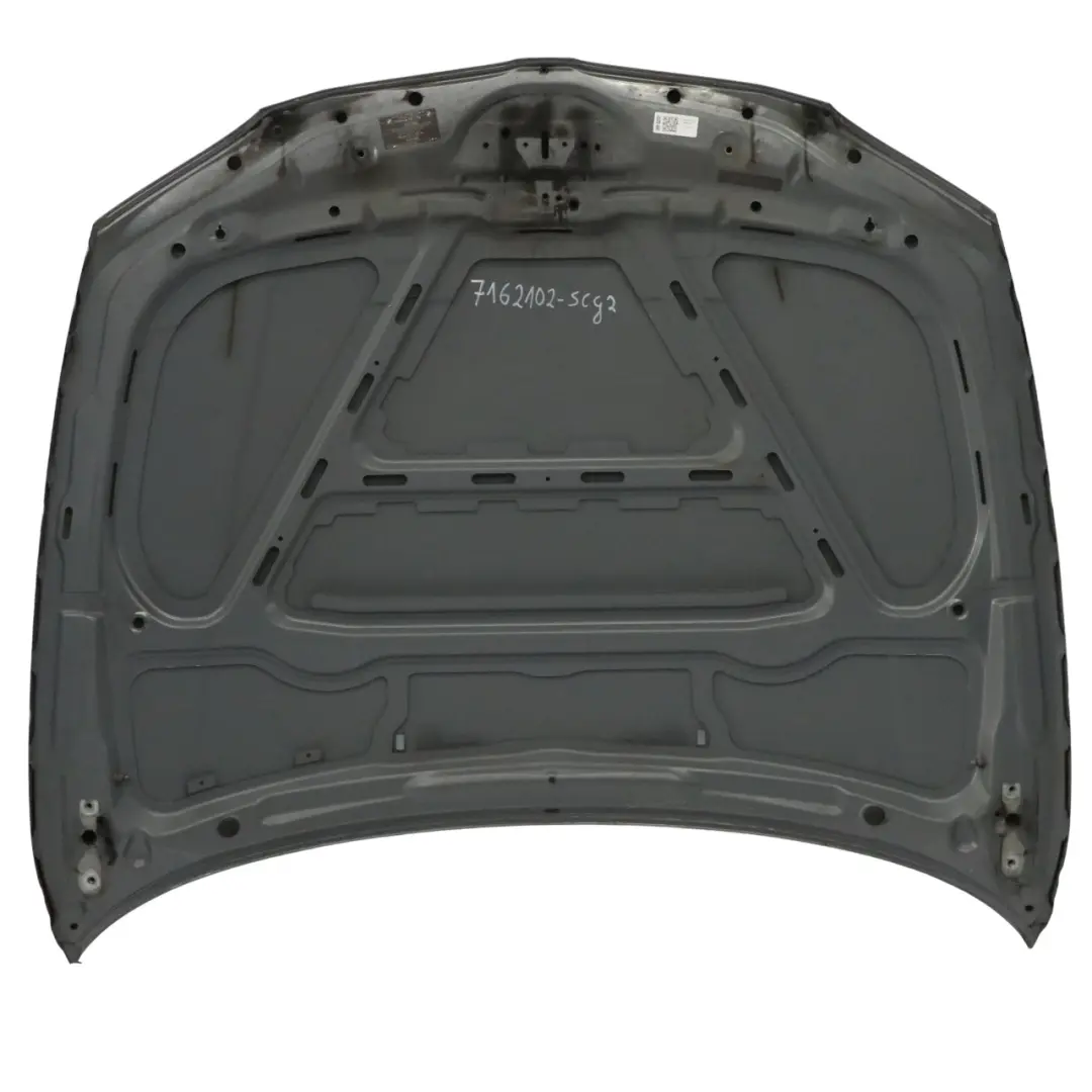 BMW E81 E87 Hood Bonnet Cover Panel Spacegrau Space Grey Metallic - A52 - SKU 7162102-SCG2 - Part number 7162102