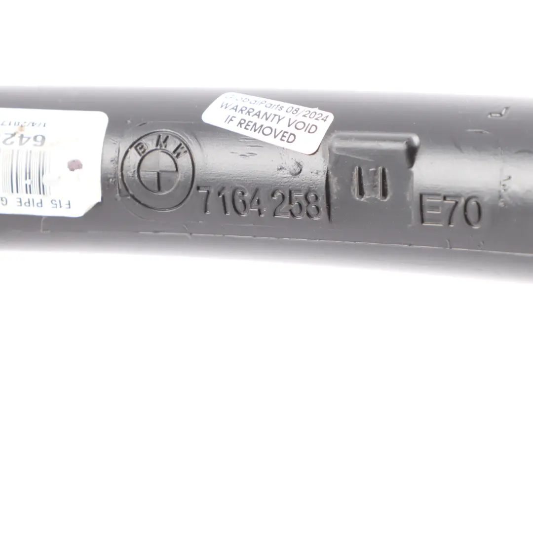 BMW E70 F15 F85 X6 E71 F16 F86 Petrol Plastic Filler Neck Pipe Fuel Tank - SKU 7164255 - Part number 7164255