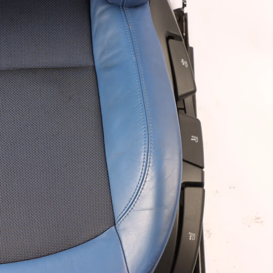 Front Left N/S Seat Cloth Leather Active Sports / Montego-Blue Interior to BMW E85 with Part number 7170897 BMW E85 Front Left N/S Seat Cloth Leather Active Sports / Montego-Blue Interior - SKU 7170897-1 - Part number 7170897