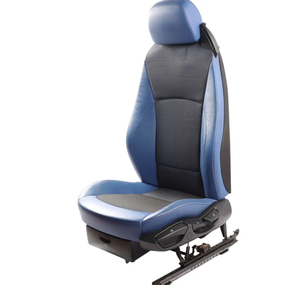 Front Left N/S Seat Cloth Leather Active Sports / Montego-Blue Interior to BMW E85 with Part number 7170897 BMW E85 Front Left N/S Seat Cloth Leather Active Sports / Montego-Blue Interior - SKU 7170897-1 - Part number 7170897