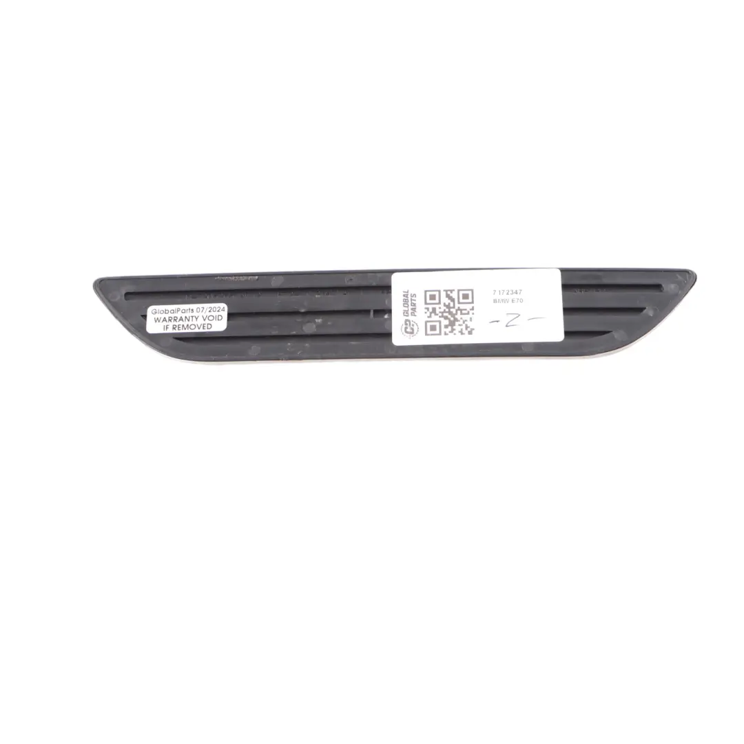 Entrance Plate Cover BMW X5 E70 LCI X6 E71 Sill Strip Panel Rear Left Right to with Part number 7172347 Entrance Plate Cover BMW X5 E70 LCI X6 E71 Sill Strip Panel Rear Left Right - SKU 7172347 - Part number 7172347