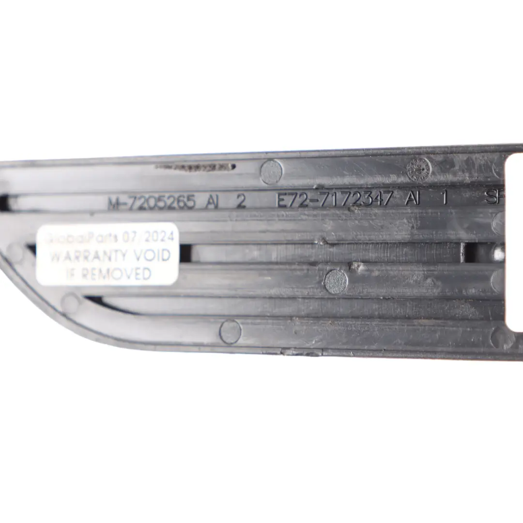 Entrance Plate Cover BMW X5 E70 LCI X6 E71 Sill Strip Panel Rear Left Right to with Part number 7172347 Entrance Plate Cover BMW X5 E70 LCI X6 E71 Sill Strip Panel Rear Left Right - SKU 7172347 - Part number 7172347