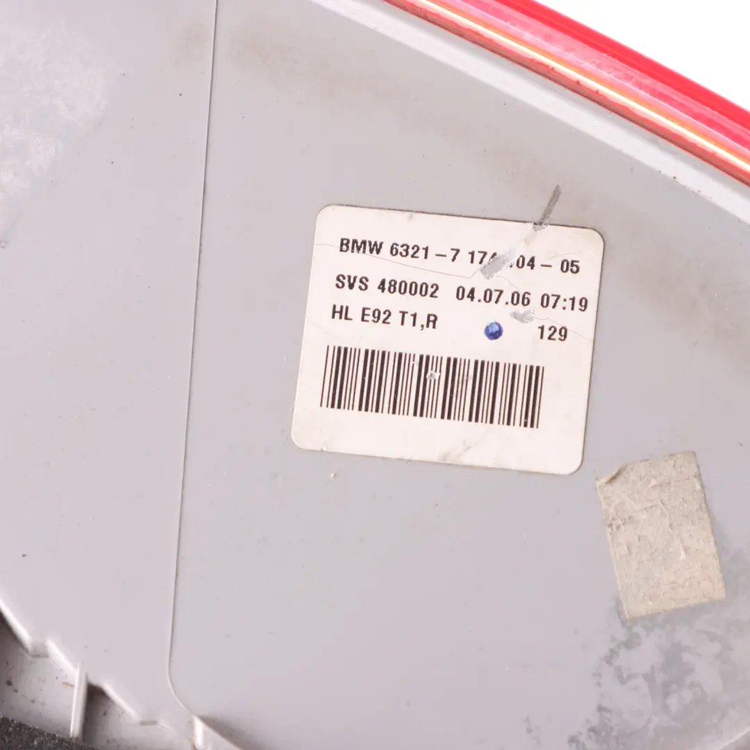 Lamp BMW E92 Coupe Light In Side Panel Right O/S to Rear with Part number 7174404 Rear Lamp BMW E92 Coupe Light In Side Panel Right O/S - SKU 7174404-4 - Part number 7174404