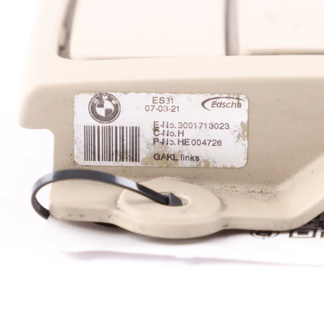 BMW E93 Abdeckung Dachklappe Gestänge Auslass Klappdeckel Links Creme Beige - SKU 7174547-1 - Teilenummer 7174547