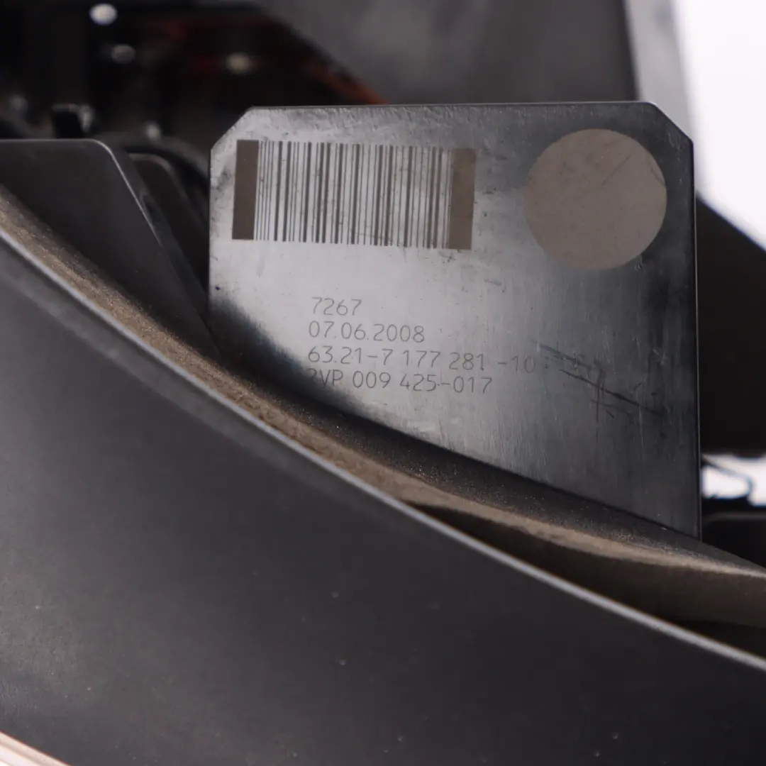 Left N/S Tinted Tail Light Lamp White Turn Indicator to BMW E60 LCI Rear with Part number 7177281 BMW E60 LCI Rear Left N/S Tinted Tail Light Lamp White Turn Indicator - SKU 7177281-4 - Part number 7177281