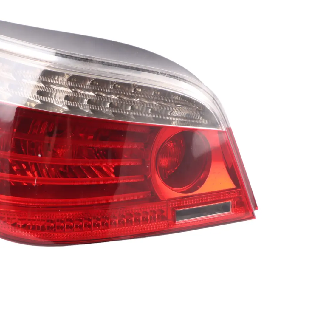 Left N/S Tinted Tail Light Lamp White Turn Indicator to BMW E60 LCI Rear with Part number 7177281 BMW E60 LCI Rear Left N/S Tinted Tail Light Lamp White Turn Indicator - SKU 7177281-4 - Part number 7177281