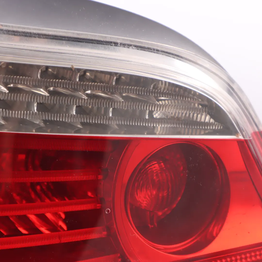 Left N/S Tinted Tail Light Lamp White Turn Indicator to BMW E60 LCI Rear with Part number 7177281 BMW E60 LCI Rear Left N/S Tinted Tail Light Lamp White Turn Indicator - SKU 7177281-4 - Part number 7177281