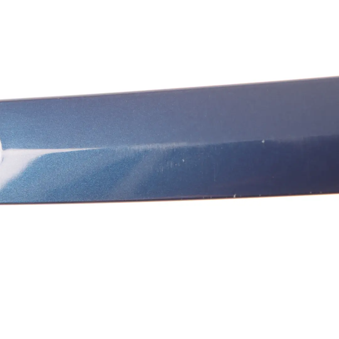 Left Top Molding Roof Hinge Cover N/S Le Mans Blau Blue 381 to BMW E93 with Part number 7184047 BMW E93 Left Top Molding Roof Hinge Cover N/S Le Mans Blau Blue 381 - SKU 7184047-LMB - Part number 7184047
