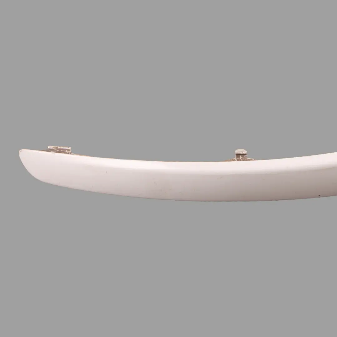 BMW 1 Series E81 Front Bumper Protective Rubber Trim Strip Right O/S Alpinweiss - SKU 7185132-AW - Part number 7185132