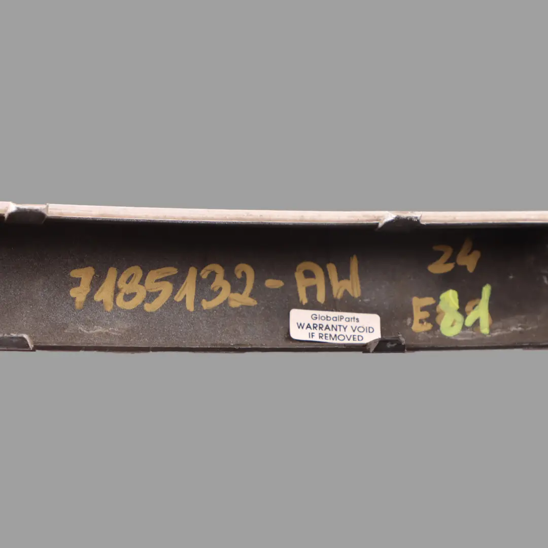 Front Bumper Protective Rubber Trim Strip Right O/S Alpinweiss to BMW 1 Series E81 with Part number 7185132 BMW 1 Series E81 Front Bumper Protective Rubber Trim Strip Right O/S Alpinweiss - SKU 7185132-AW - Part number 7185132