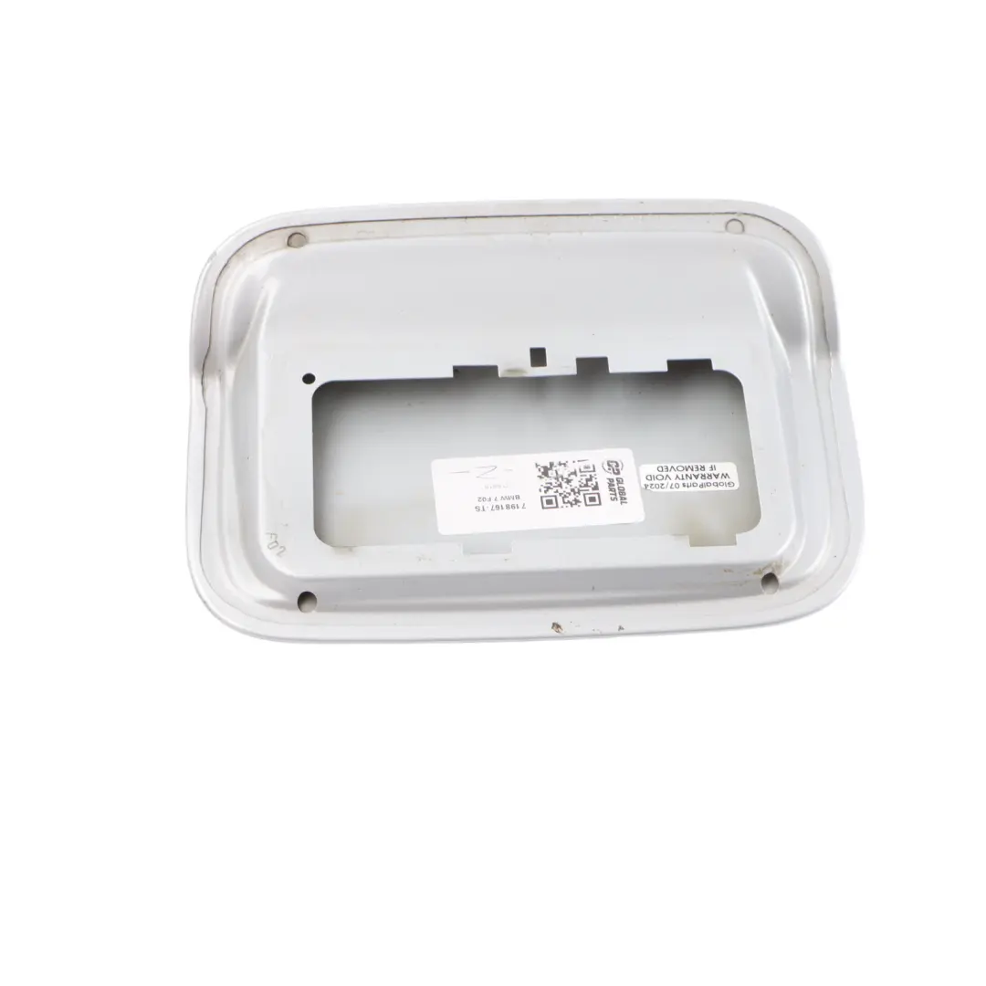 Flap BMW 7 F02 F03 F04 Tank Cap Cover Titan Silver Metallic - 354 to Fuel with Part number 7198167 Fuel Flap BMW 7 F02 F03 F04 Tank Cap Cover Titan Silver Metallic - 354 - SKU 7198167-TS - Part number 7198167
