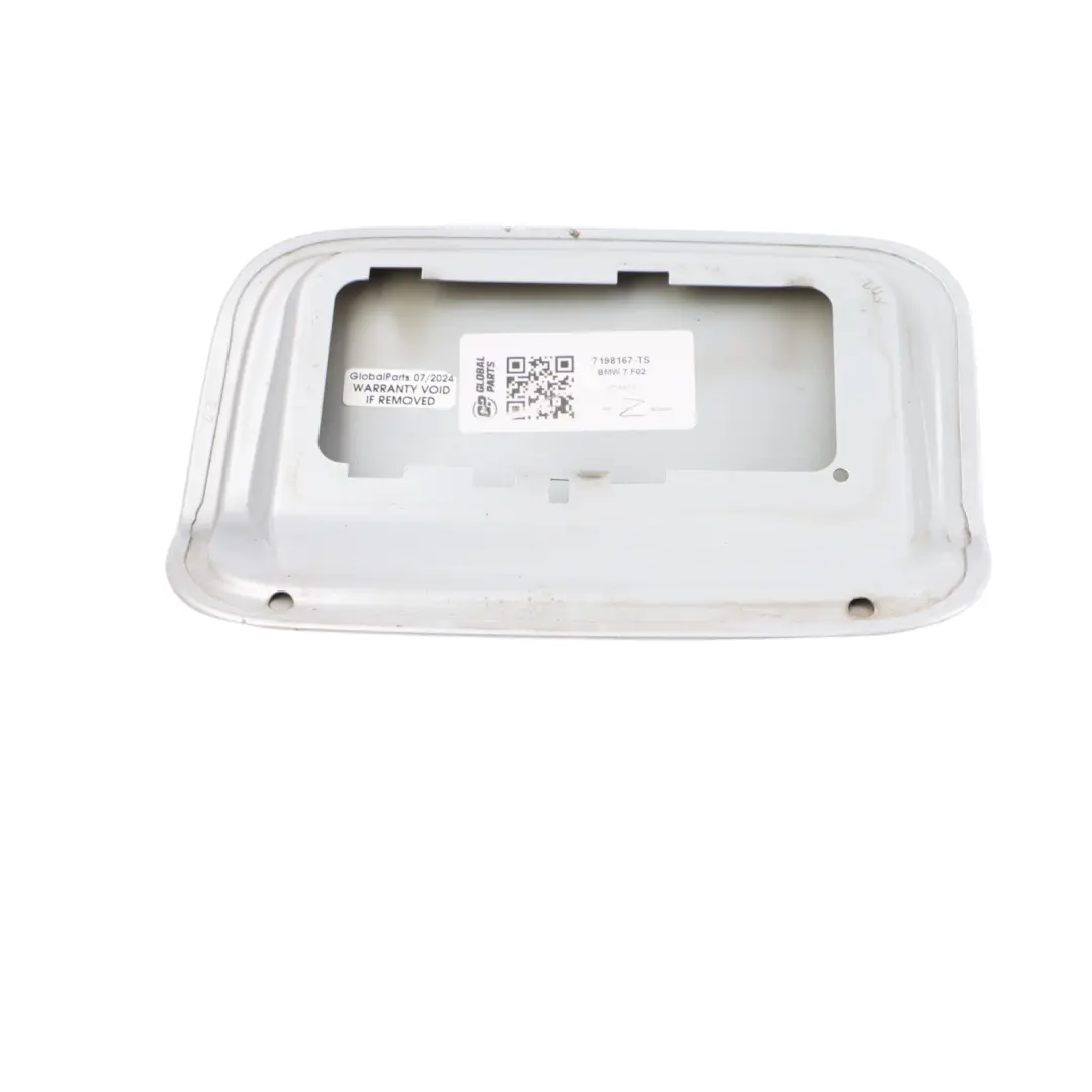 Flap BMW 7 F02 F03 F04 Tank Cap Cover Titan Silver Metallic - 354 to Fuel with Part number 7198167 Fuel Flap BMW 7 F02 F03 F04 Tank Cap Cover Titan Silver Metallic - 354 - SKU 7198167-TS - Part number 7198167