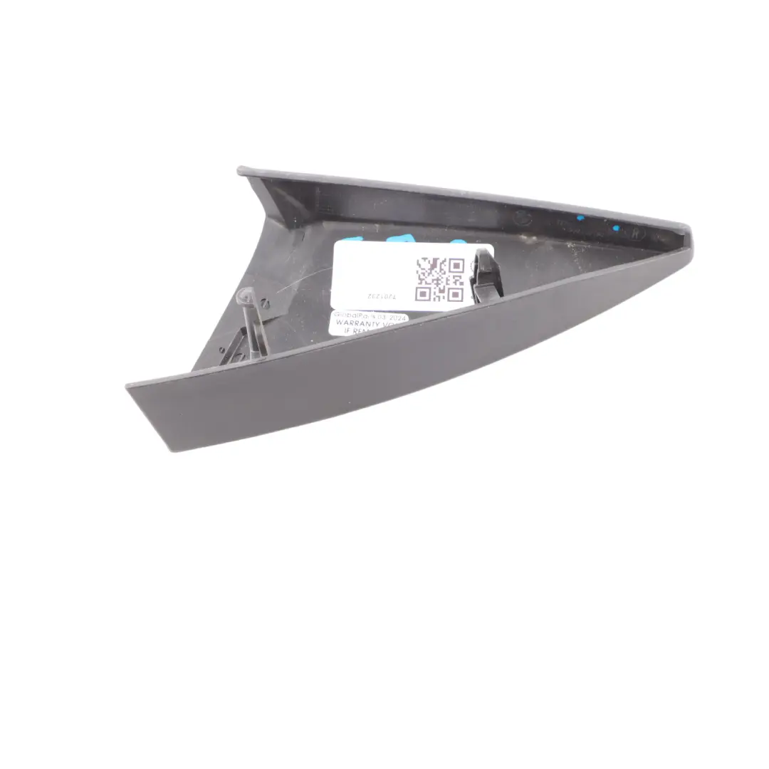 BMW F07 GT Triangle Cover Mirror Trim Front Right O/S Interior Black - SKU 7201292 - Part number 7201292