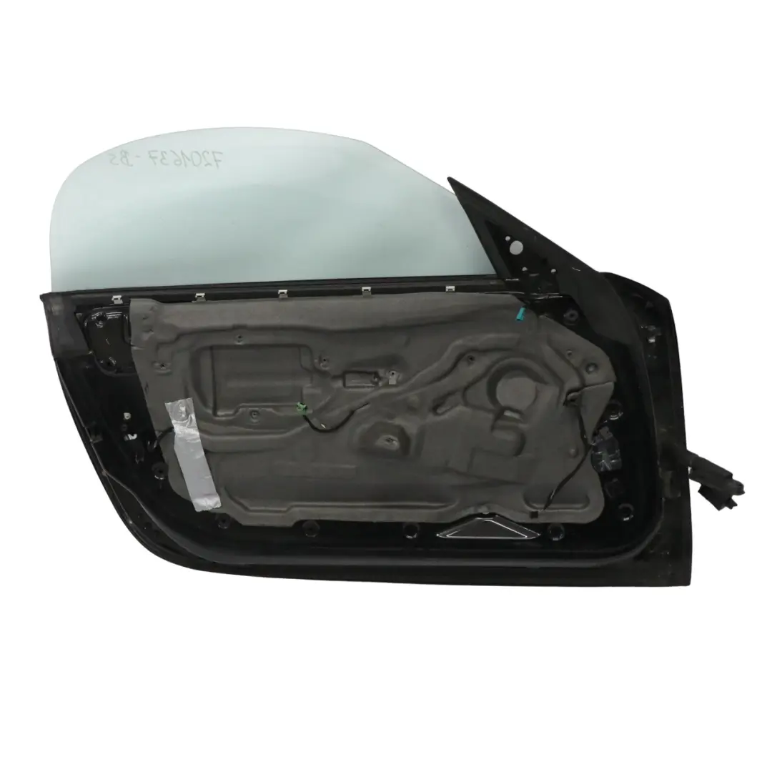 Porta anteriore sinistra Roadster Black Sapphire Metallic - 475 per BMW Z4 E85 con numero di parte 7201637 BMW Z4 E85 Porta anteriore sinistra Roadster Black Sapphire Metallic - 475 - SKU 7201637-BS - Numero di parte 7201637