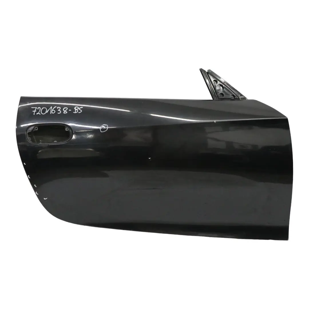 Front Right Door O/S Black Sapphire Metallic - 475 to BMW Z4 E85 Convertible with Part number 7201638 BMW Z4 E85 Convertible Front Right Door O/S Black Sapphire Metallic - 475 - SKU 7201638-BS - Part number 7201638