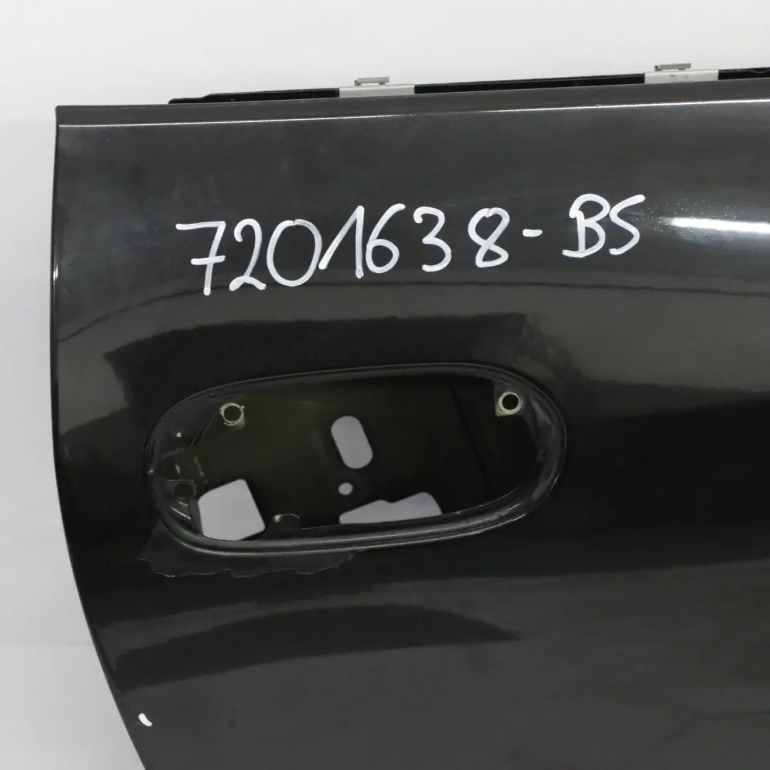 BMW Z4 E85 Drzwi Prawe Przednie Black Sapphire Czarny Metalik - 475 - SKU 7201638-BS - Numer Części 7201638