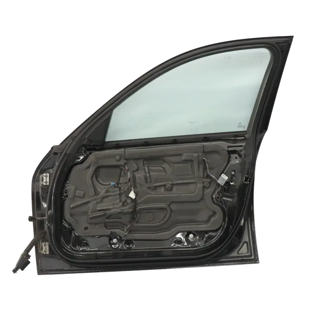 BMW E90 E91 Drzwi Prawe Przednie Black Sapphire Czarny Metalik - 475 - SKU 7203644-BS - Numer Części 7203644
