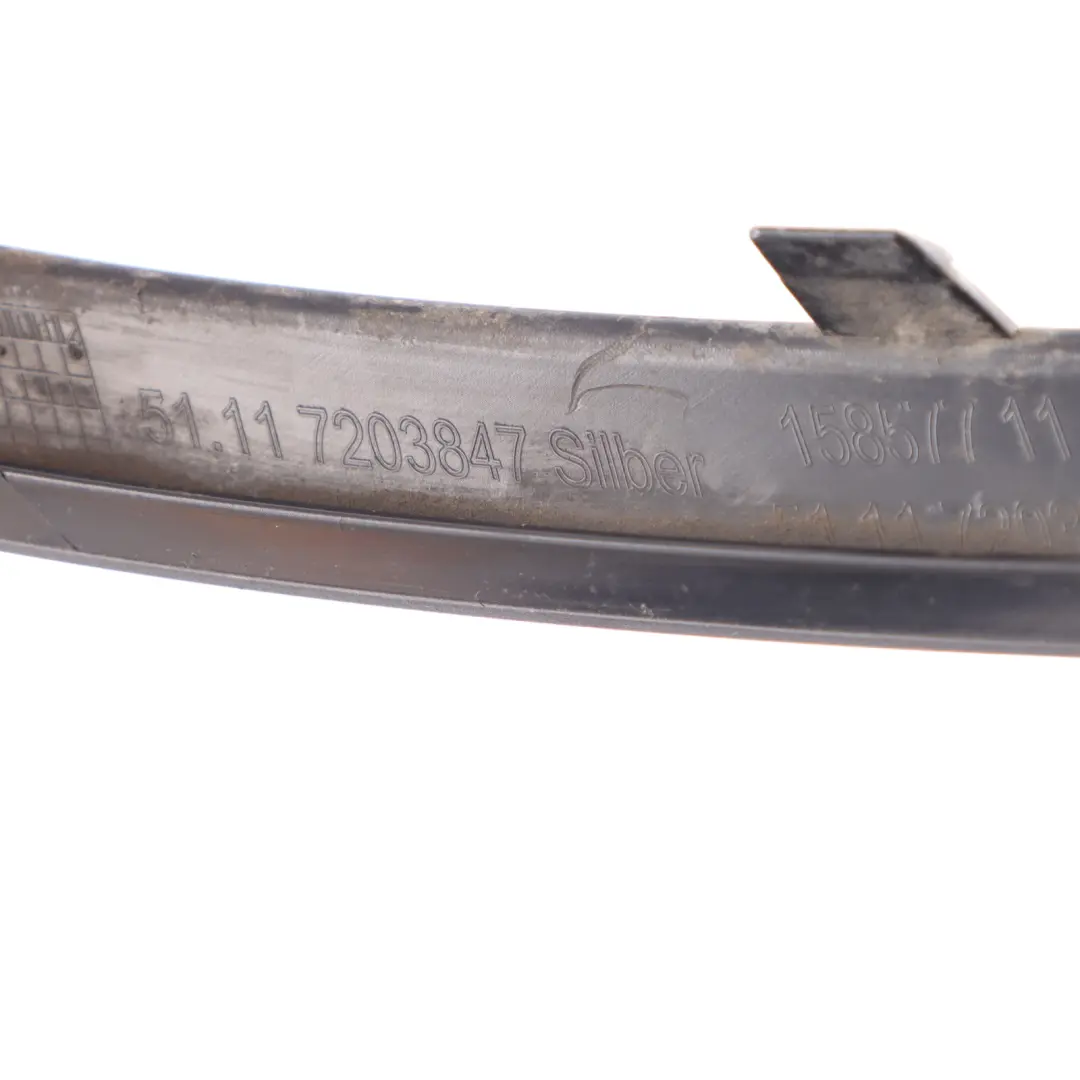 BMW Z4 E89 Ramka Kratki Zderzaka Przedniego Lewa Czarny Srebrny - SKU 7203847 - Numer Części 7203847