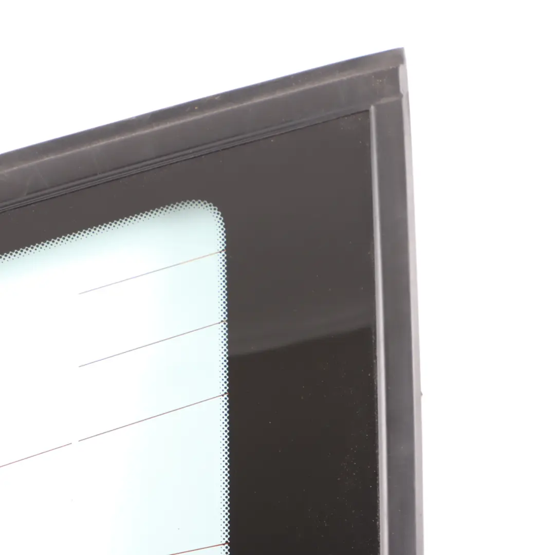 Ventana Trasera Derecha Cristal Lado Cuarto Fijo AS2 Verde para BMW X3 F25 con número de pieza 7205628 BMW X3 F25 Ventana Trasera Derecha Cristal Lado Cuarto Fijo AS2 Verde - SKU 7205628-2 - Número de pieza 7205628