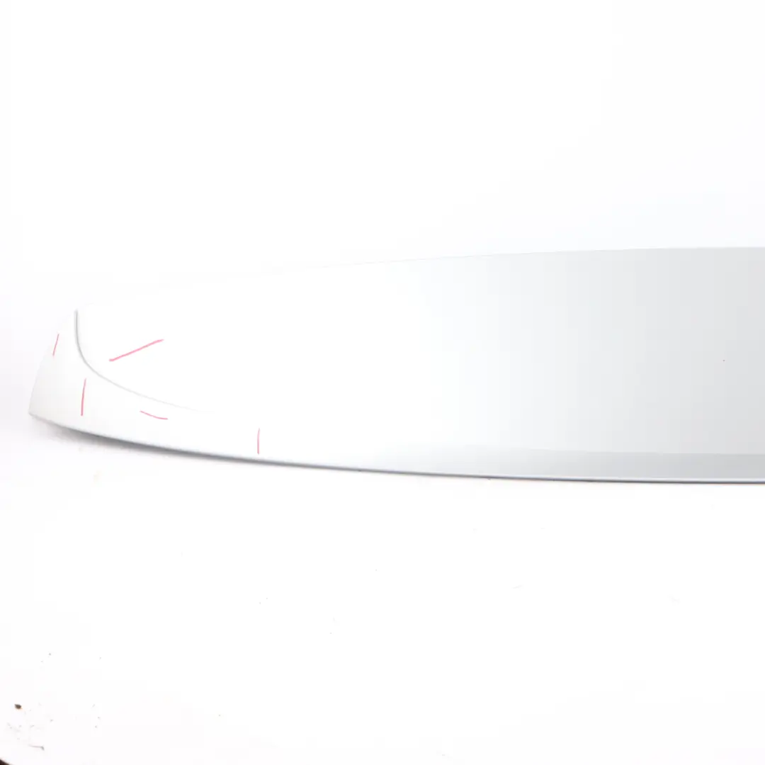Spoiler Trunk Lid Cover Panel Top Titan Silver Metallic - 354 to BMW F07 GT Rear with Part number 7207411 BMW F07 GT Rear Spoiler Trunk Lid Cover Panel Top Titan Silver Metallic - 354 - SKU 7207411-TS - Part number 7207411