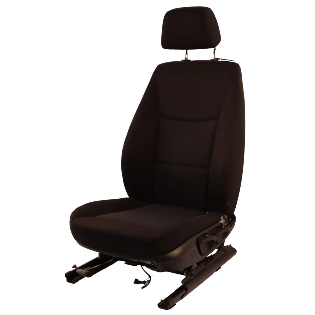 BMW E90 E91 LCI Siège avant gauche en tissu Vertex Anthrazit Lumbar - SKU 7212155-1 - Numéro de pièce 7212155