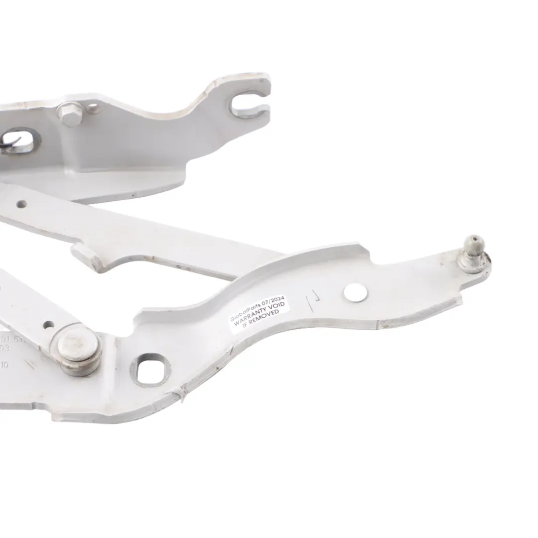 Left Engine Hood Bonnet Hinge N/S Titan Silver Metallic 354 7191511 to BMW Z4 E89 with Part number 7225127 BMW Z4 E89 Left Engine Hood Bonnet Hinge N/S Titan Silver Metallic 354 7191511 - SKU 7225127-TS - Part number 7225127