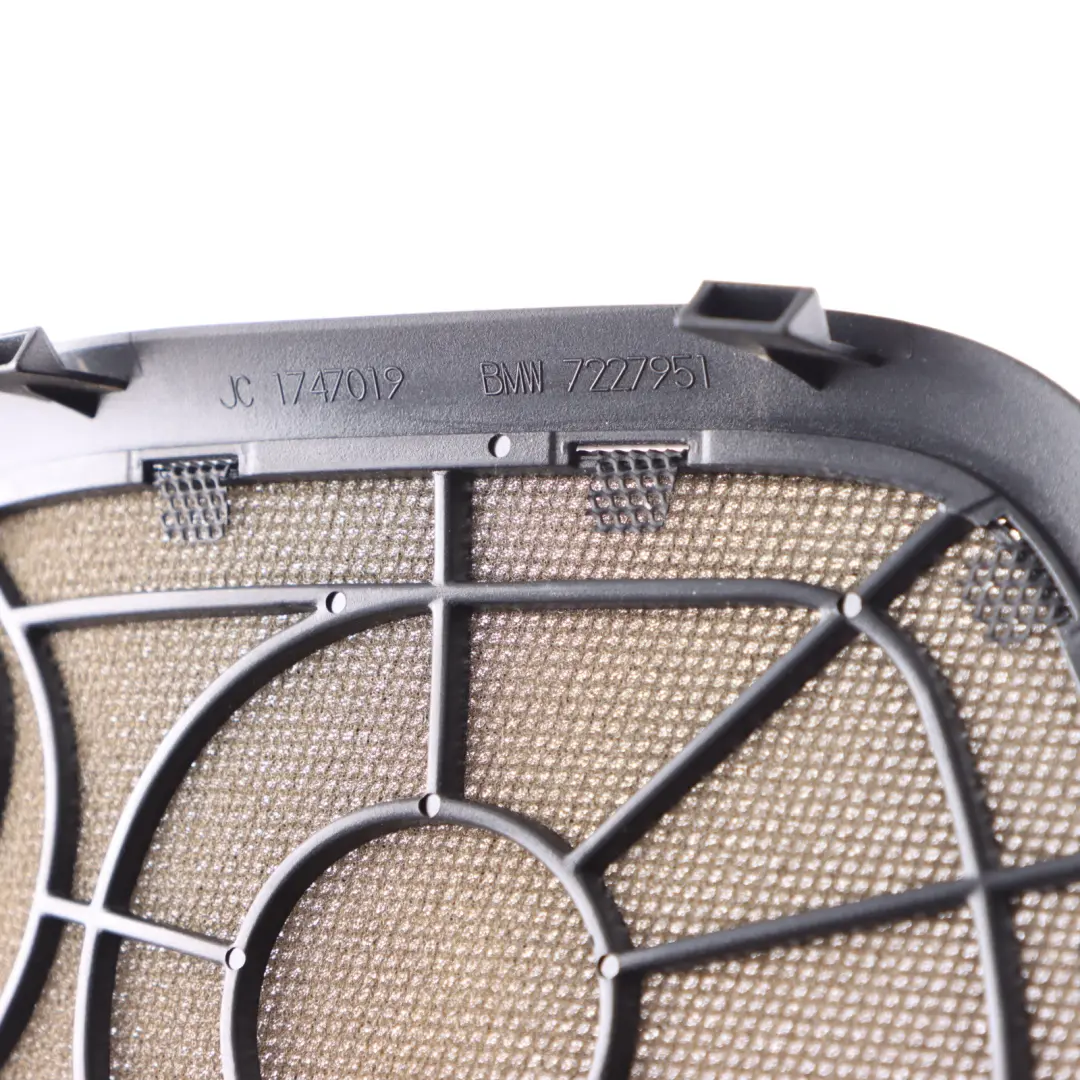 Speaker Cover BMW F07 GT Rear C Pillar Left N/S Speaker Cap Trim to with Part number 7227951 Speaker Cover BMW F07 GT Rear C Pillar Left N/S Speaker Cap Trim - SKU 7227951 - Part number 7227951