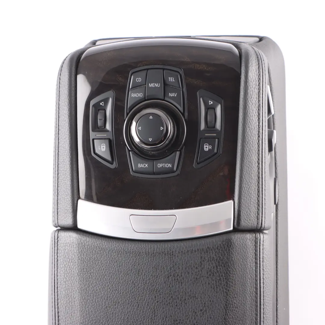 BMW F02 Centre Console Armrest Storage Cover Leather Black - SKU 7229377 - Part number 7229377