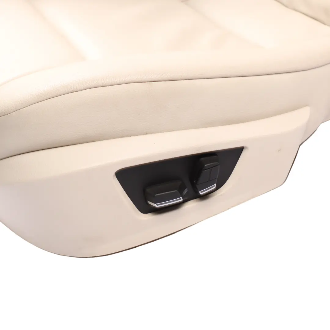 Heated Seat Left N/S Armrest Interior Leather Dakota White to BMW F07 GT Rear with Part number 7231509 BMW F07 GT Rear Heated Seat Left N/S Armrest Interior Leather Dakota White - SKU 7231509 - Part number 7231509