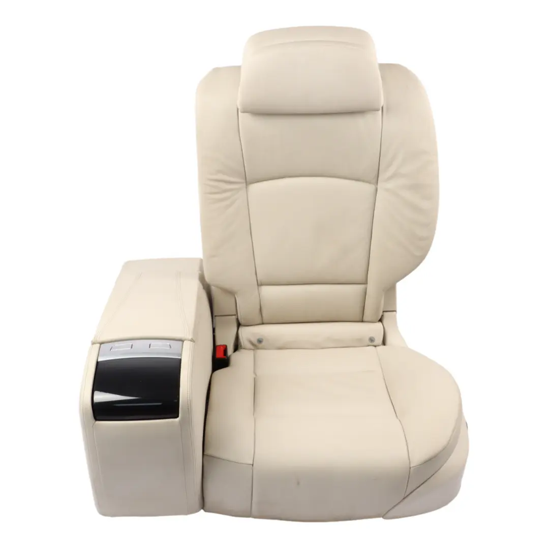 Heated Seat Left N/S Armrest Interior Leather Dakota White to BMW F07 GT Rear with Part number 7231509 BMW F07 GT Rear Heated Seat Left N/S Armrest Interior Leather Dakota White - SKU 7231509 - Part number 7231509