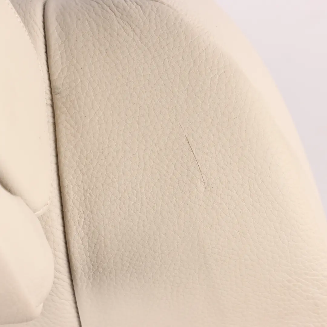 Heated Seat Left N/S Armrest Interior Leather Dakota White to BMW F07 GT Rear with Part number 7231509 BMW F07 GT Rear Heated Seat Left N/S Armrest Interior Leather Dakota White - SKU 7231509 - Part number 7231509