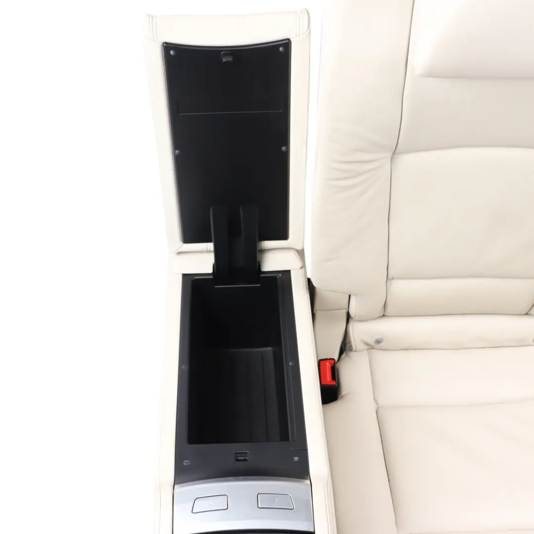 BMW F07 GT Rear Seat Left N/S Armrest Interior Leather Dakota White - SKU 7231509 - Part number 7231509