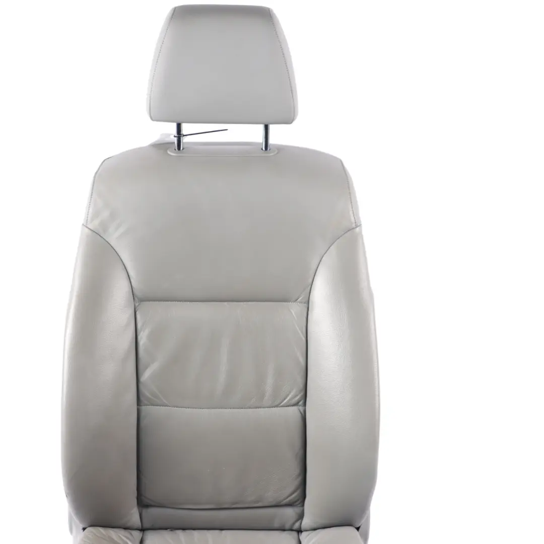 Fotel Lewy Przód Skóra Szara Dakota do BMW E60 E61 o numerze 7249322 BMW E60 E61 Fotel Lewy Przód Skóra Szara Dakota - SKU 7249322-1 - Numer Części 7249322