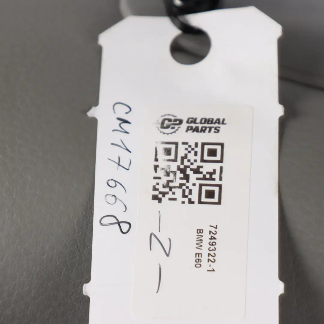 Fotel Lewy Przód Skóra Szara Dakota do BMW E60 E61 o numerze 7249322 BMW E60 E61 Fotel Lewy Przód Skóra Szara Dakota - SKU 7249322-1 - Numer Części 7249322