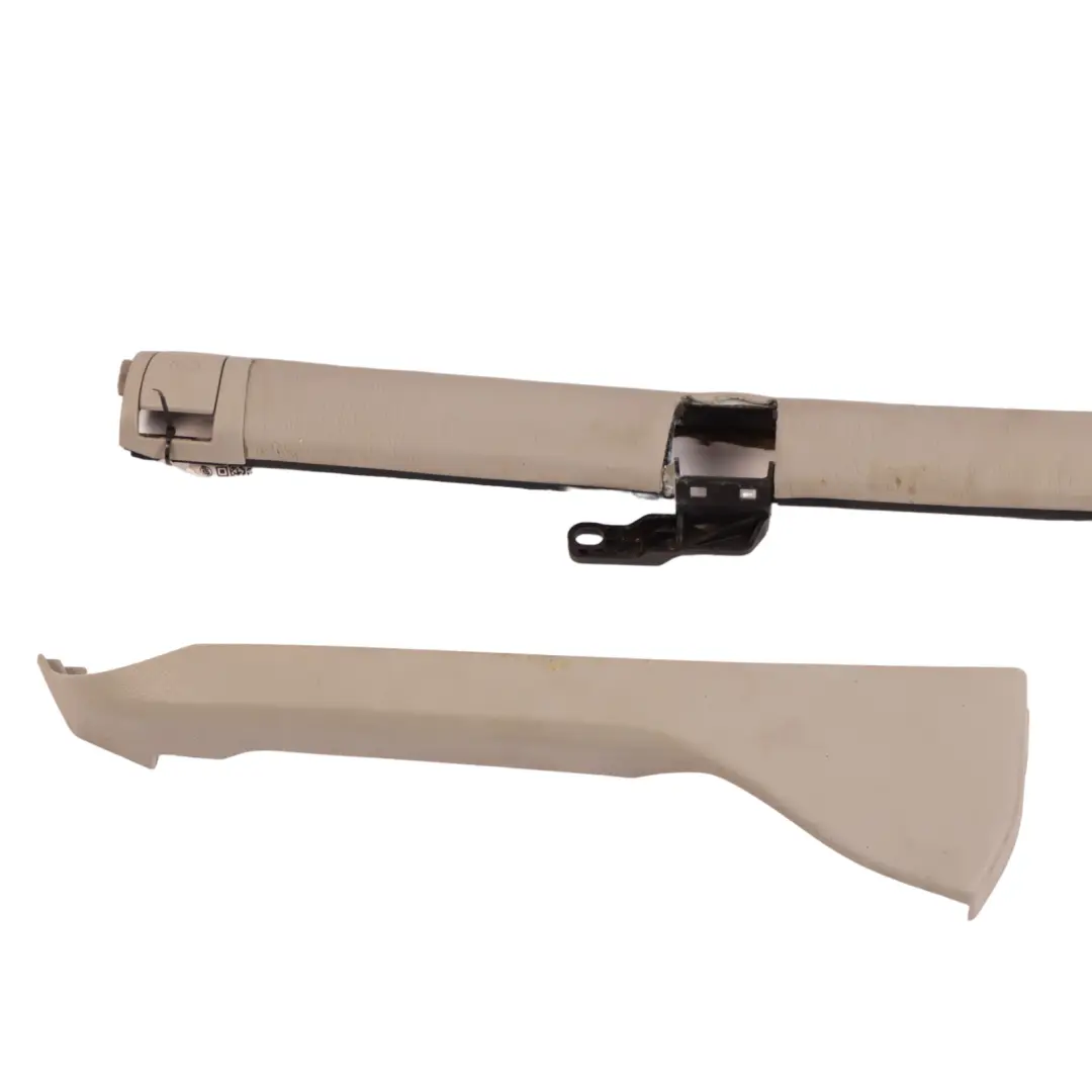 BMW F10 Rear Seat Bench Isofix Panel Cover Strip Set Leather Grey - SKU 7254165 - Part number 7254165
