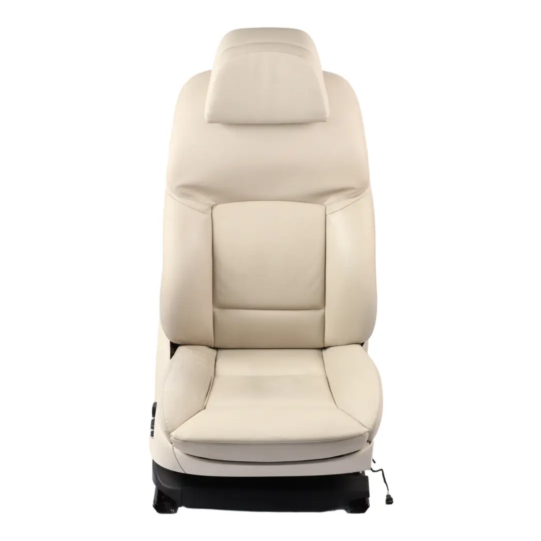 BMW F07 GT Front Seat Right O/S Heated Memory Electric Leather Dakota White - SKU 7255098-2 - Part number 7255098