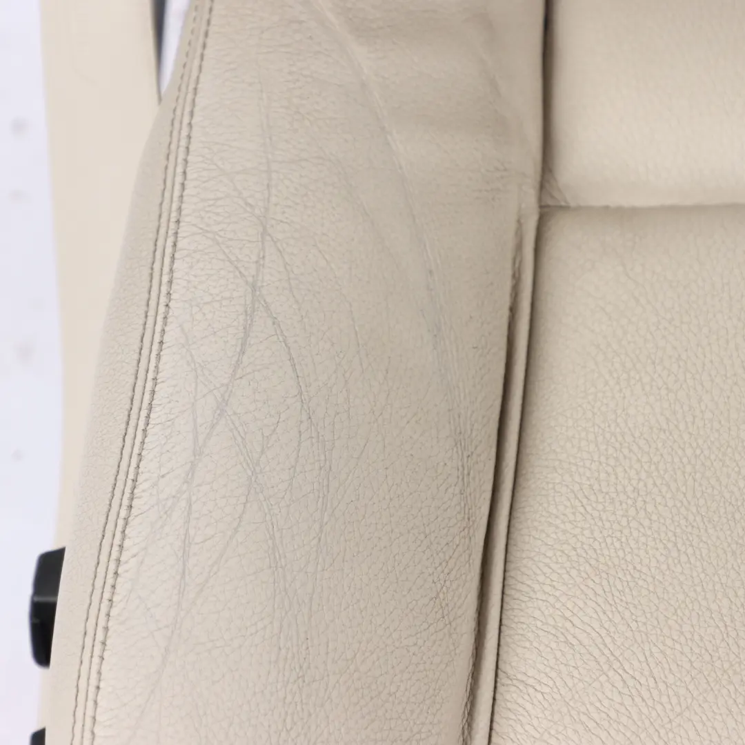 BMW F07 GT Front Seat Right O/S Heated Memory Electric Leather Dakota White - SKU 7255098-2 - Part number 7255098