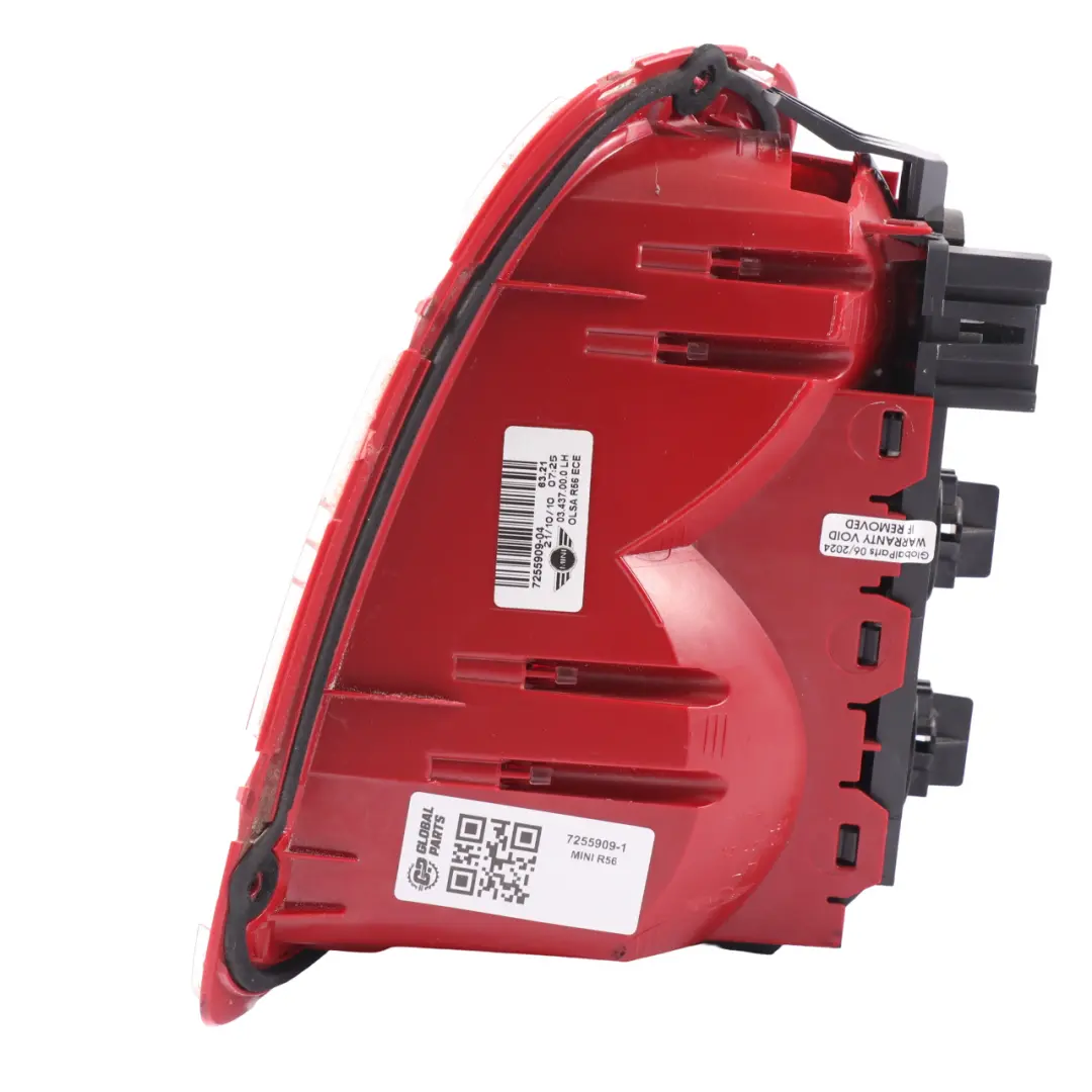 Feu Arriere Panneau Laterale Gauche pour Mini Cooper One R56 R57 LCI 1 à propos du numéro de pièce 7255909 Mini Cooper One R56 R57 LCI 1 Feu Arriere Panneau Laterale Gauche - SKU 7255909-1 - Numéro de pièce 7255909