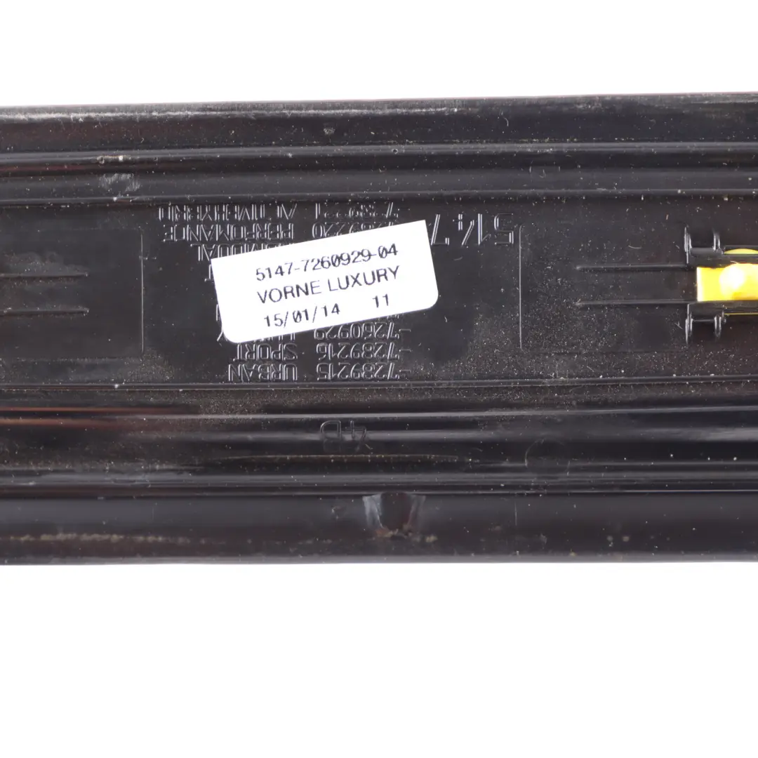 Entrance Cover BMW F34 GT Trim Front Left Right N/O/S Step Plate Luxury to with Part number 7260929 Entrance Cover BMW F34 GT Trim Front Left Right N/O/S Step Plate Luxury - SKU 7260929-2 - Part number 7260929