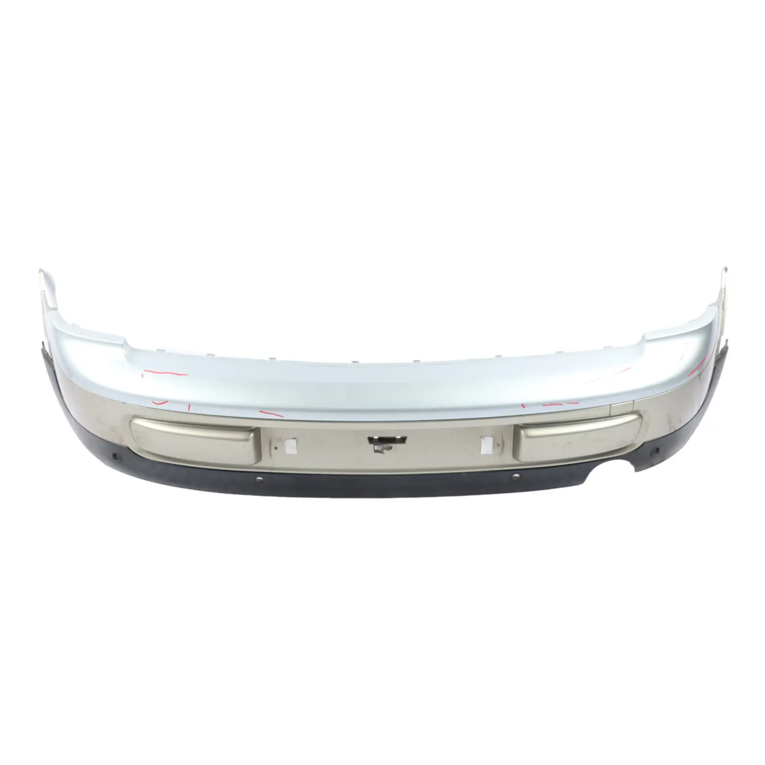 Mini Clubman R55 Panel Moldura Paragolpes Trasero Completo Plata Metalizado A60
